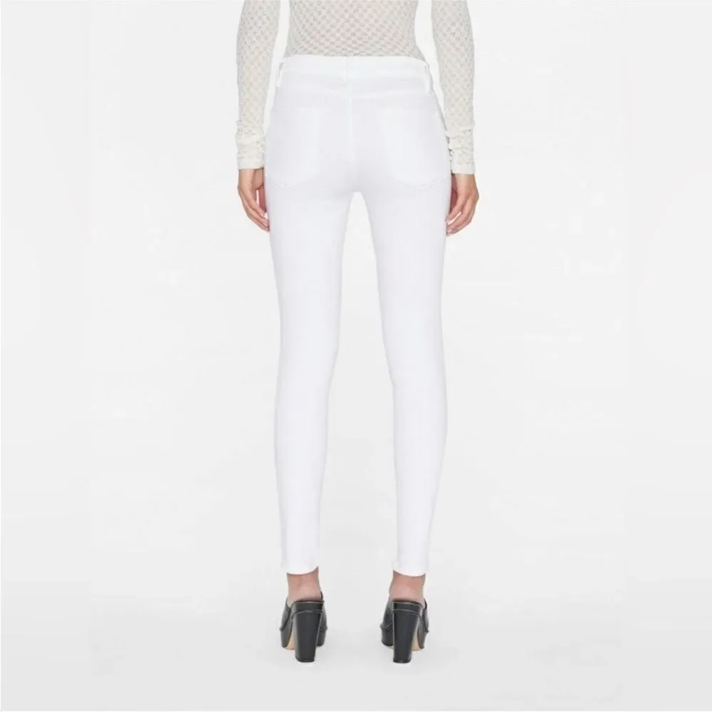 NWT Frame Le High Skinny Jeans in Blanc Size 27